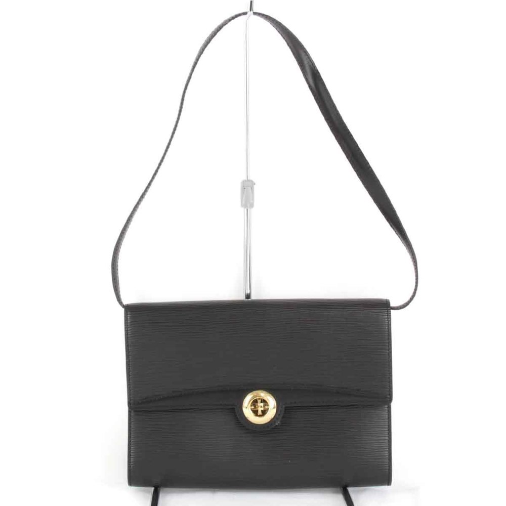 Louis Vuitton Arche Epi Shoulder Bag Black